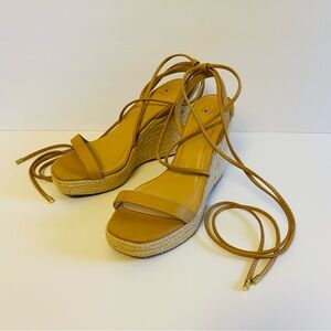 Strappy Platform Wedge Heels